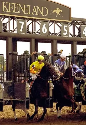 Horse racing at Keeneland